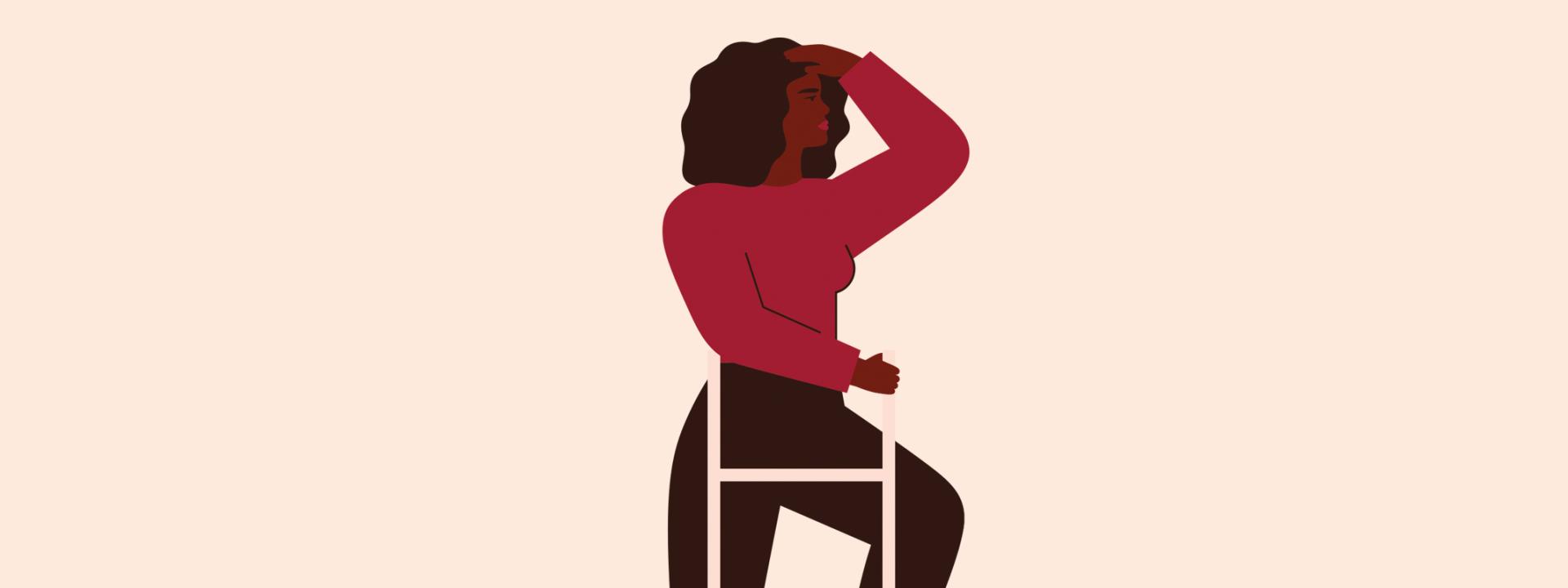 Graphic of Black woman